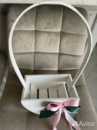 Корзинка для цветов, шляпные коробки