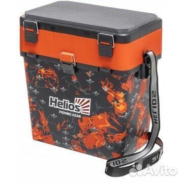 Ящик рыболовный зимний shark оранжевый (HS-IB-19-S