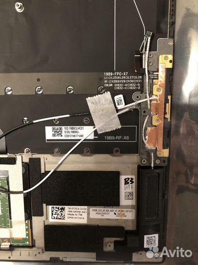 Palmrest топкейс Dell Xps 13 9300 9310