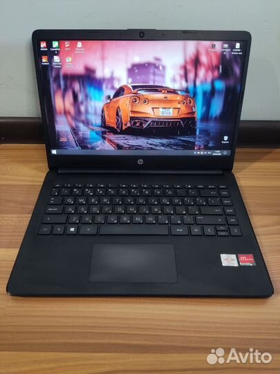 HP 14 дюймов athlon 3050u/full hd 1920x1080 nvme