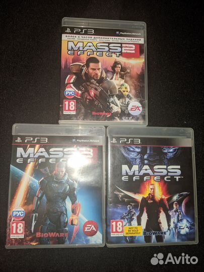 Mass Effect ps3 трилогия