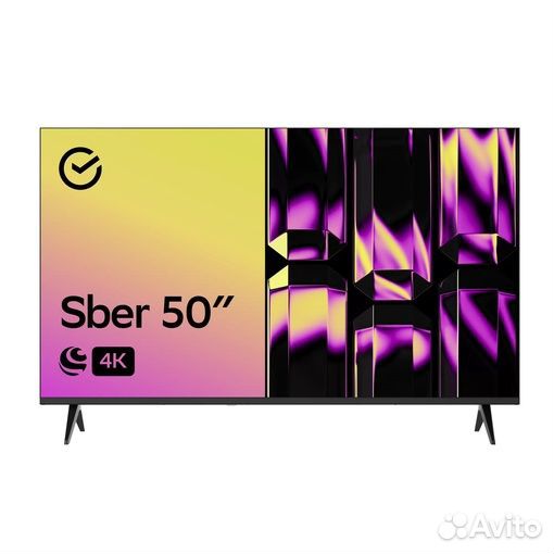 Телевизор Sber SDX-50U4126, 50(Новый,гарантия)