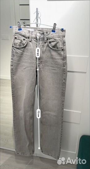 Джинсы Zara 32 серые