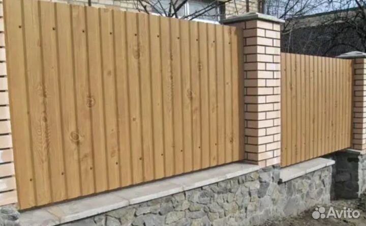 Забор из профнастила цена качественно
