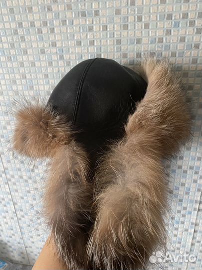 Шапка ушанка женская
