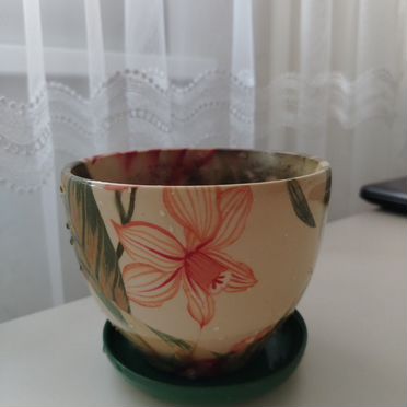 Горшок для цветов керамика