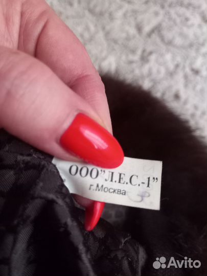 Берет женский зимний норковый