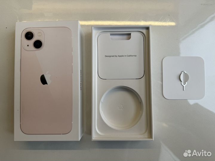 Коробка от iPhone 13 pink 256gb