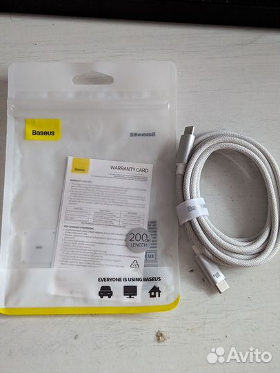 Кабель type-c/type-c 2м