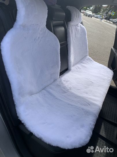 Накидки из искусственного меха короткий ворс 2 шт
