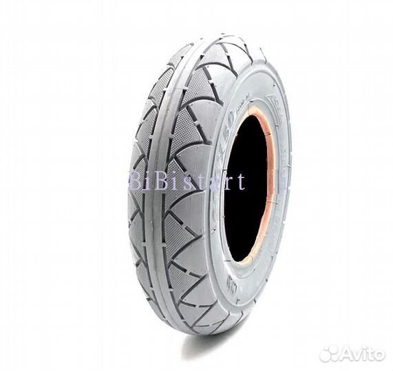 Покрышка 200х50 серая для поворотного колеса