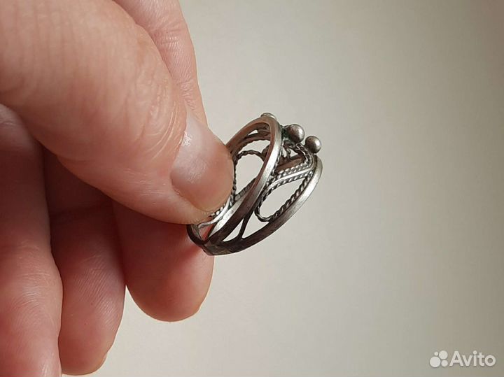 Кольцо серебро пр.875, звезда, СССР