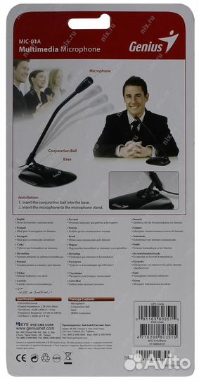 Микрофон Genius Mic-01A
