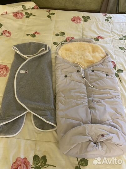 Меховой конверт в коляску и Конверт на выписку