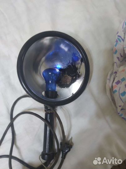 Синяя лампа для прогревания