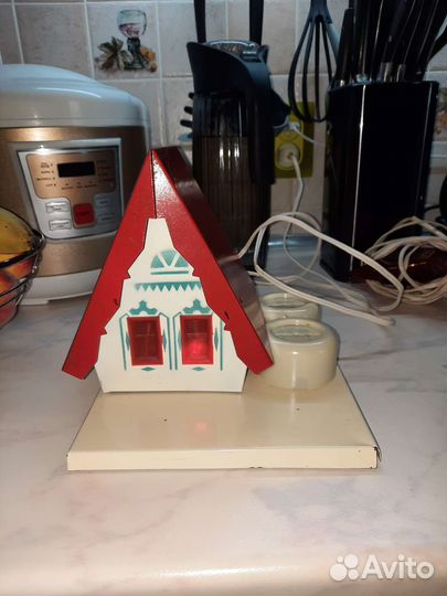 Домик новогодний времен СССР