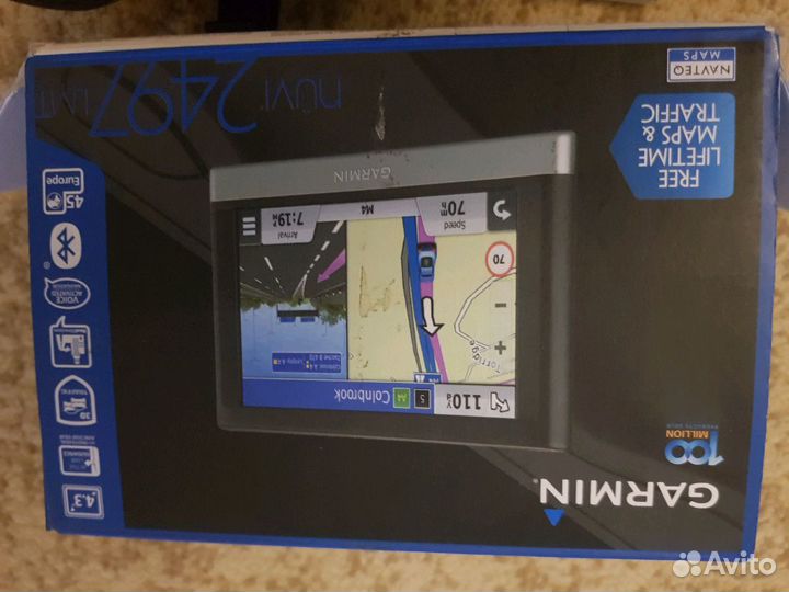 Навигатор Garmin nuvi 2497 LMT с картами Европы