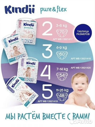 Памперсы подгузники для детей 3-6кг