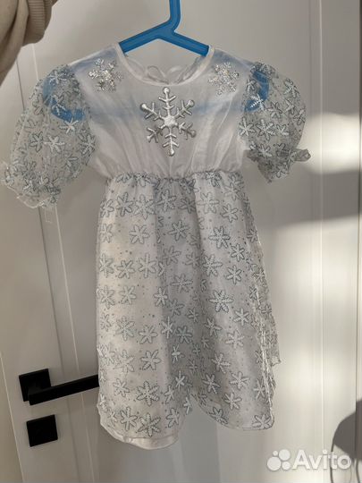 Костюм снегурочки 104-110