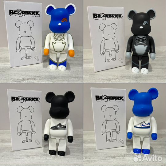 Мишки bearbrick nike