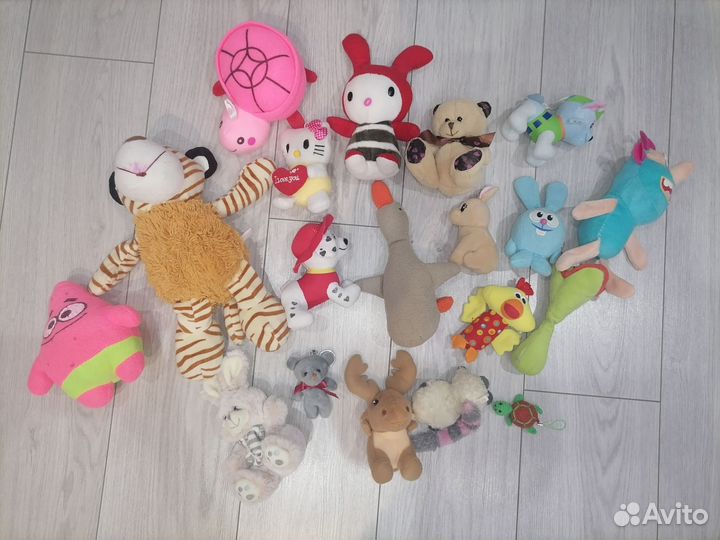 Мягкие игрушки пакетом