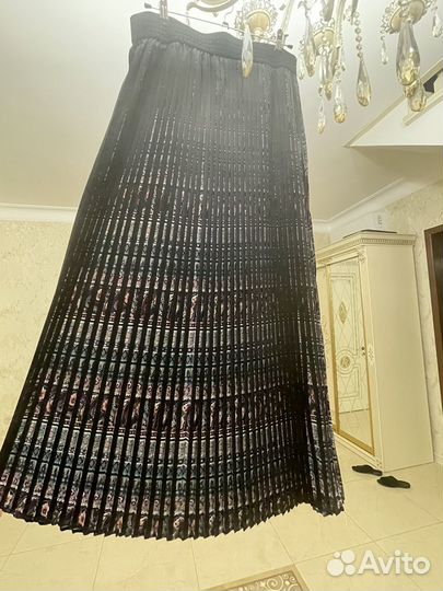Юбка плиссированная длинная
