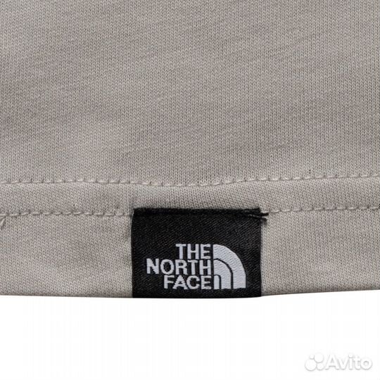 Мужская серая футболка The North Face хлопок