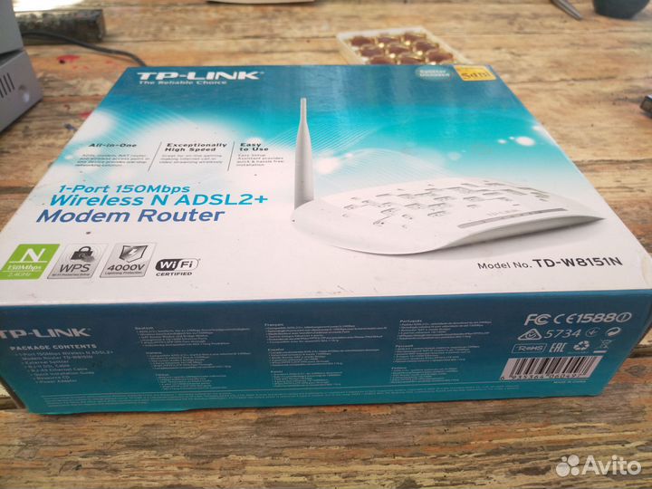 Вай фай роутер tp link td w8151n