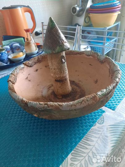 Кашпо из глины