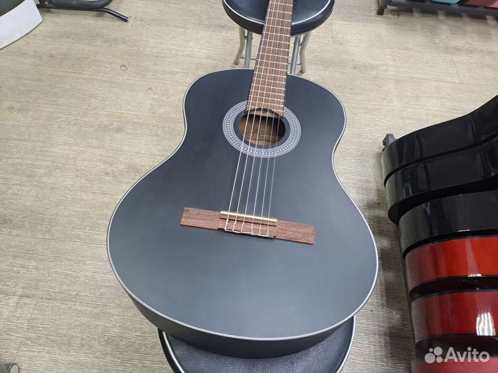 Гитара классическая чёрная матовая Flight