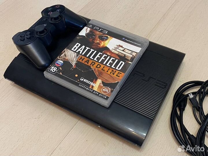 Sony PS 3 Super Slim 500 gb 38 игр