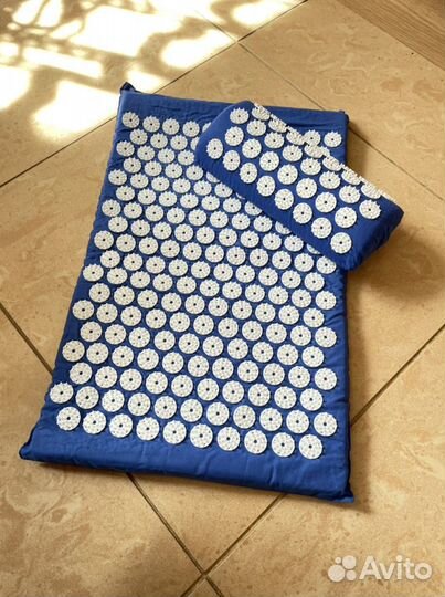 Массажный коврик (аппликатор) + подушка + чехол