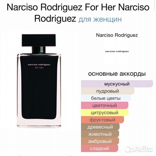 Духи набор narciso rodriguez Наркисо