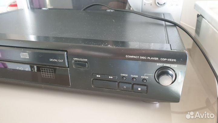 Cd проигрыватель дека sony cdp-xe210
