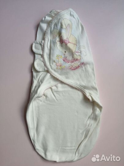 Новая пеленка-кокон на липучках для девочки