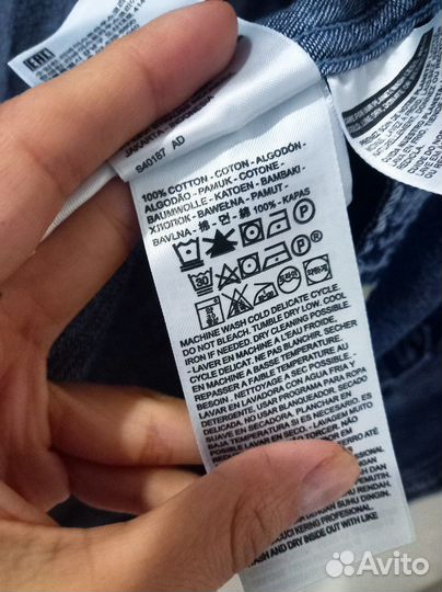 Джинсовая рубашка levis оригинал