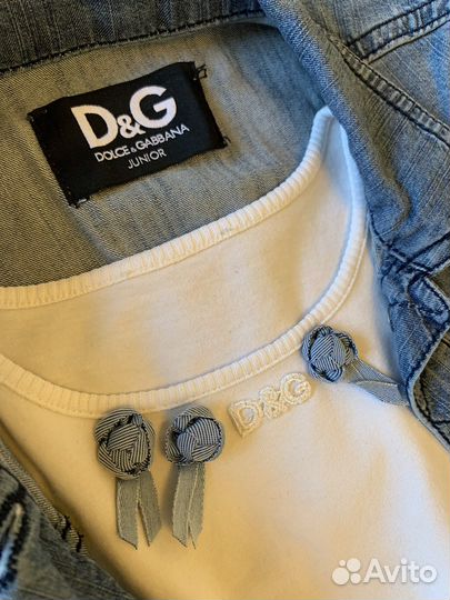 Джинсовый костюм Dolce Gabanna 104-110