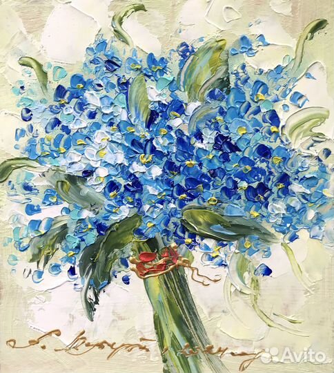 Картины Весенние цветы масло много работ