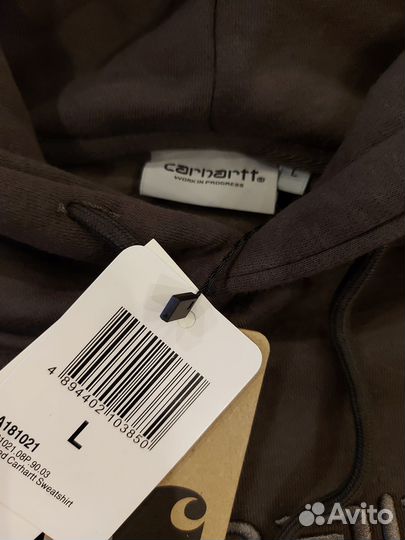 Carhartt толстовка худи размер L