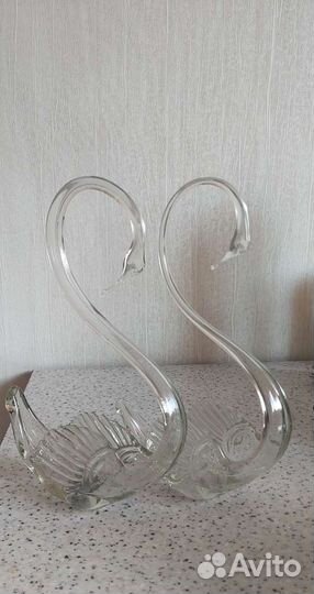 Салфетницы хрустальные 