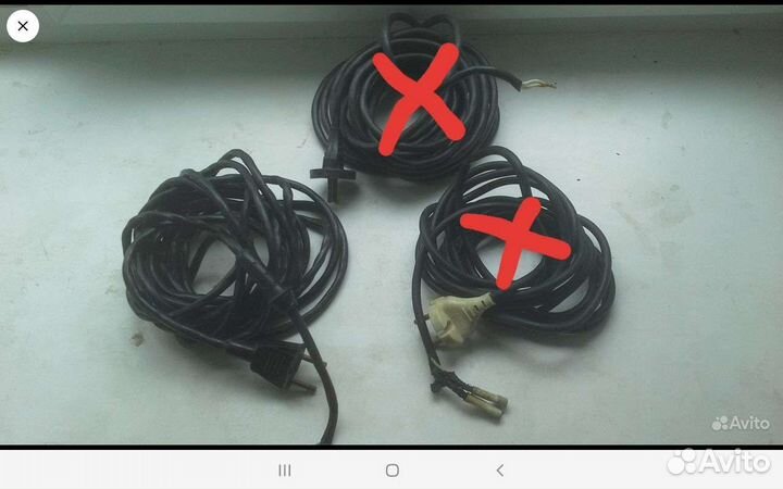 Шнур сетевой от стиралки,пылесоса. СССР