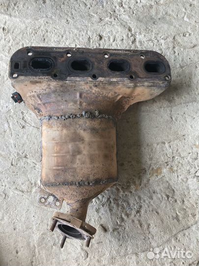 Выпускной коллектор Опель Корса D 1.4л. Z14XEP