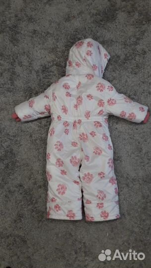 Зимний комбинезон для девочки 80