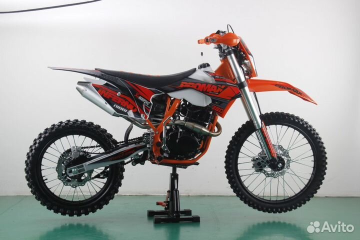 Мотоцикл promax inferno 380 оранжево-черный