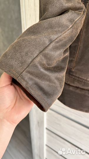 Зимняя куртка замшевая мужская