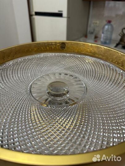 Тортница Фруктовница на ножке Богемия