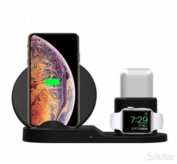 Беспроводная зарядка 3 в 1