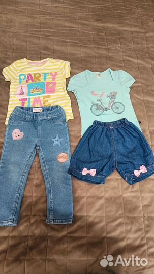 Вещи пакетом 98 на 3-4года