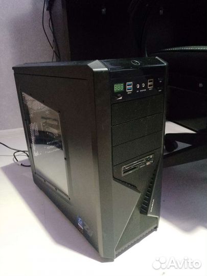 Игровой пк GeForce GTX1050 + Монитор и Гарнитура