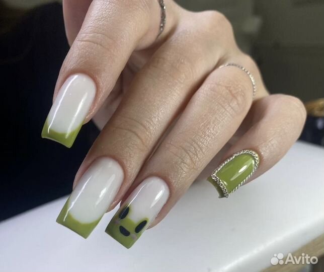 Маникюр с покрытием, любой дизайн